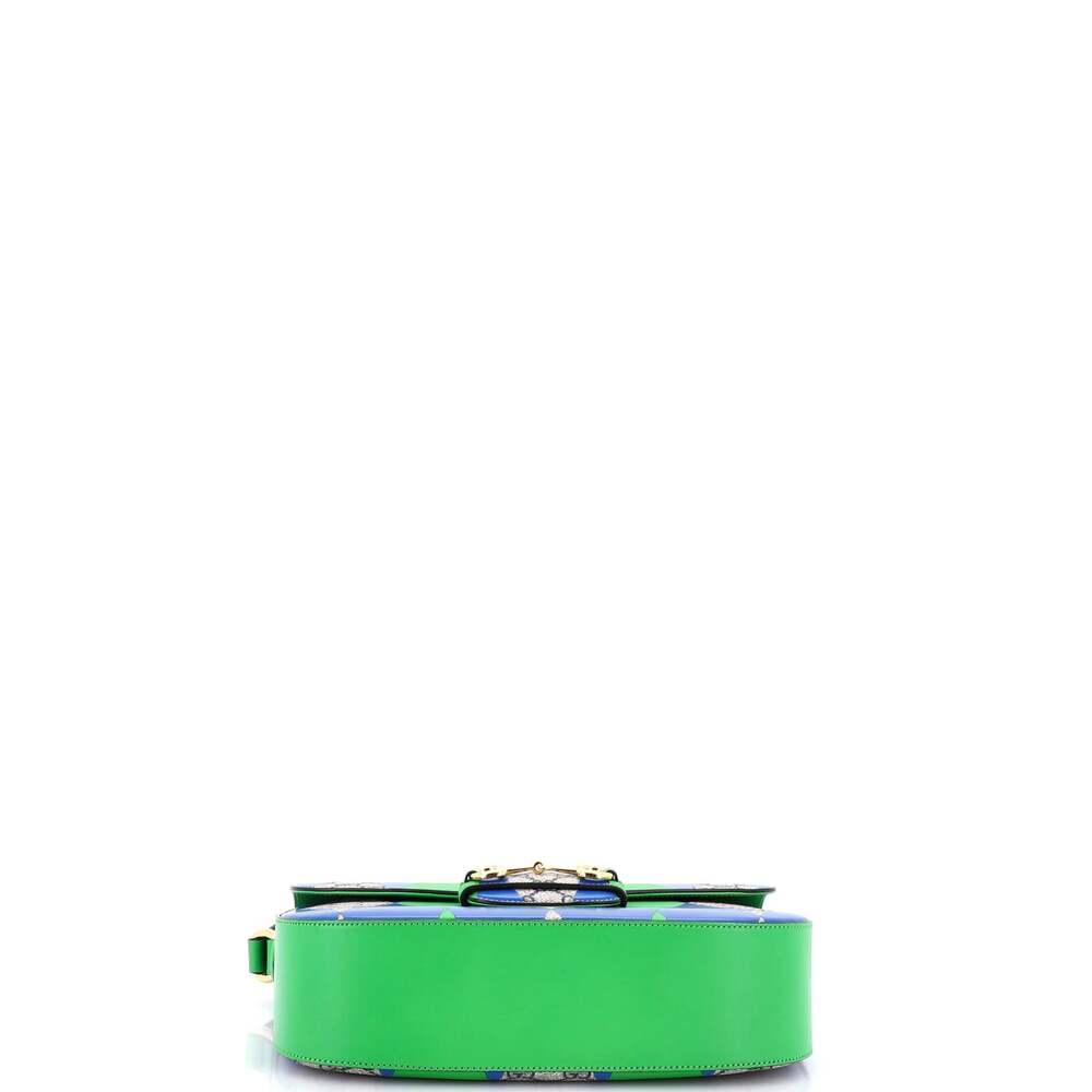 Gucci Horsebit Shoulder Bag Printed Gg #249327G98B - Picture 4 of 8